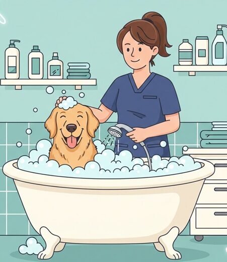 Happy dog client of Zoomies Dog Care Montgomery County